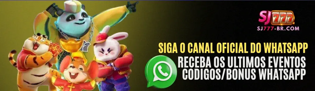 Canal oficial do WhatsApp SJ777 cassino.