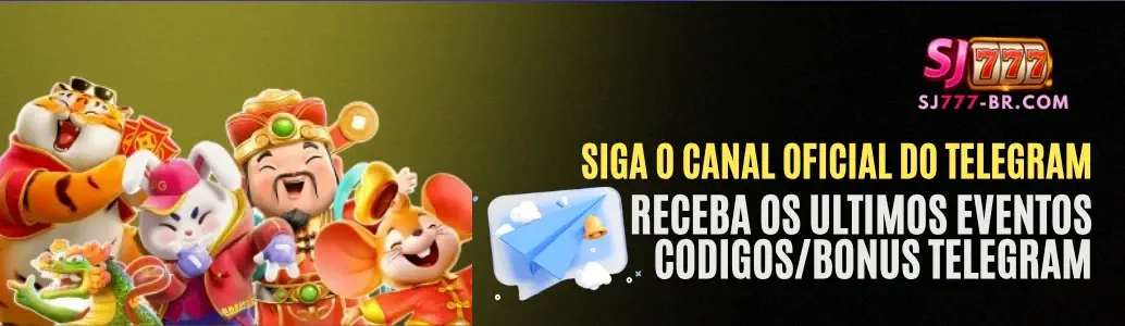 Canal oficial do Telegram SJ777 cassino